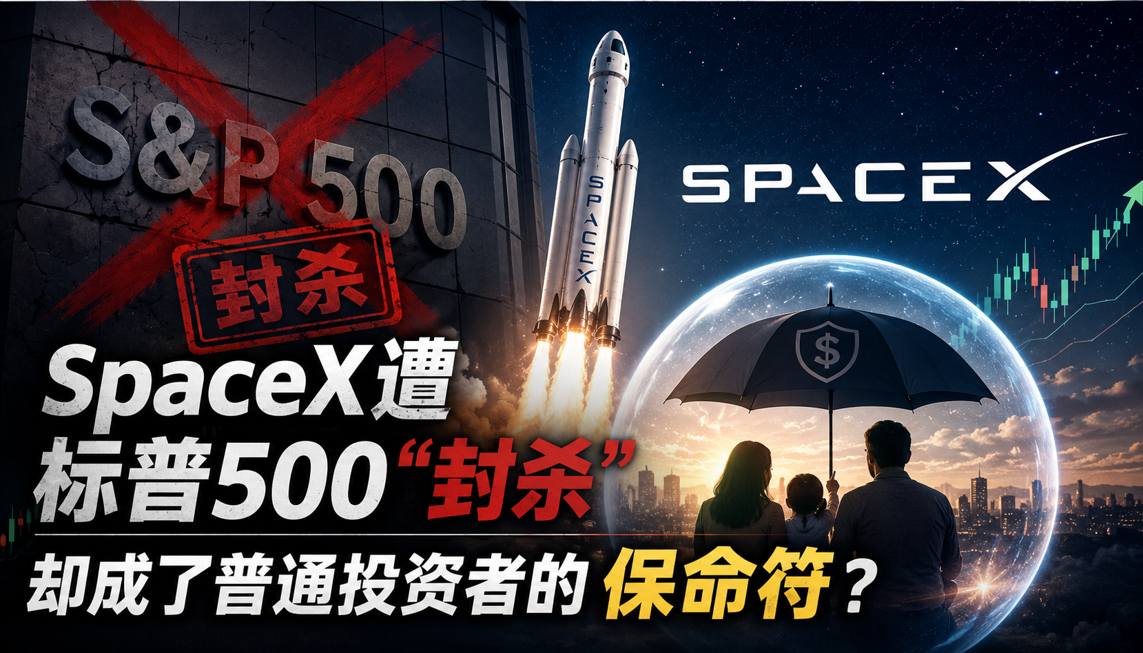 SpaceX遭标普500“封杀”，却成了普通投资者的保命符？