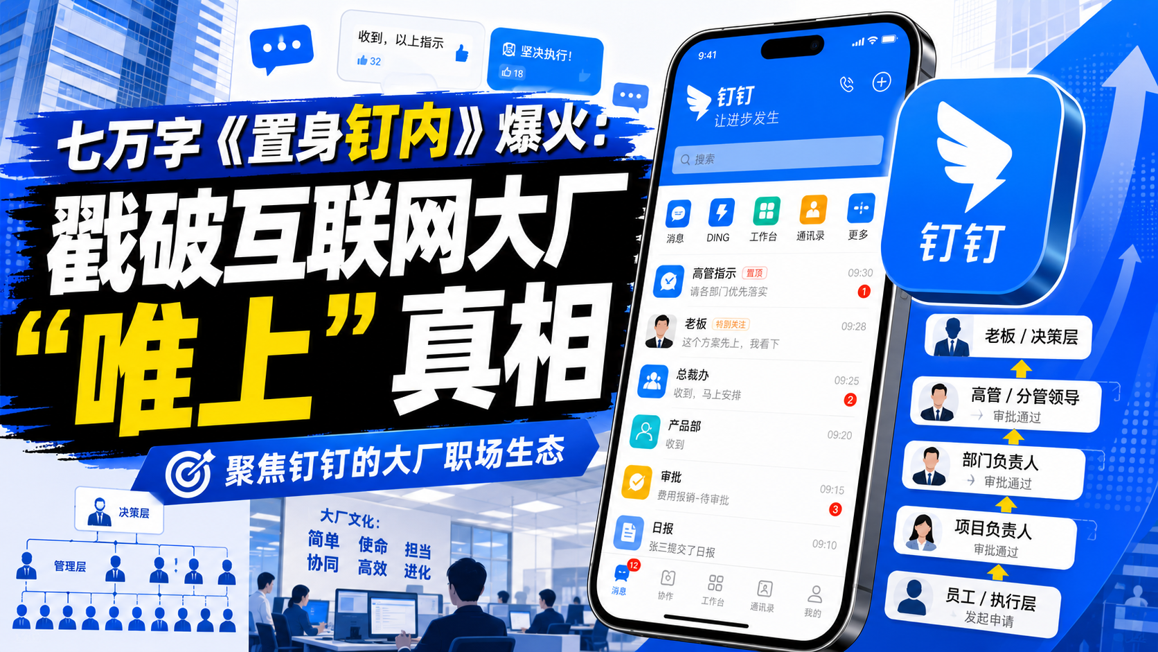 七万字《置身钉内》爆火：戳破互联网大厂“唯上”真相